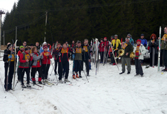 Lyžařské závody lesníků na Rejvízu