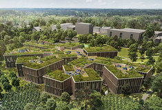 S projektem “Lesy v lese“ uspěli v architektonické soutěži o návrh nového administrativního centra Lesů ČR v Hradci Králové brněnští architekti