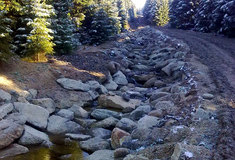 Černý potok v Jizerských horách: Balvany místo betonu, revitalizace se povedla