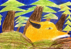 Učíme děti les poznávat i malovat