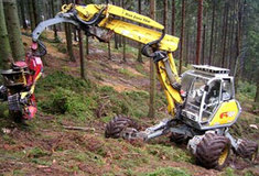 Moderní technika v našich lesích