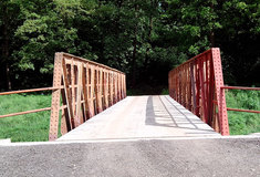 Most přes řeku Olšavu v Kunovicích