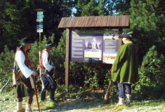 Socha Radegasta v Beskydech a v Praze