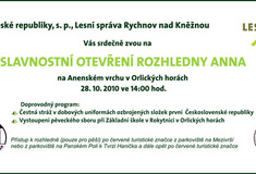 Slavnostní otevření rozhledny Anna