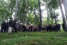 Návštěva polských lesníků v Jizerských horách.