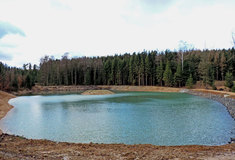 Lesy České republiky obnovily vodní nádrž na Frýdlantsku