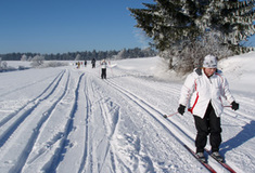 Bílá stopa na lesní správě Železná Ruda